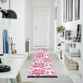thumbnail image 5 of Splash Pink Pattern Bedroom Runner Rug 2'x 6' Non Slip Carpet Indoor Home Area Rug Living Room, 5 of 8