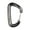 Grey, variant on 16KN Carabiner High Toughness Multipurpose Wear-resistant Hiking D Shape Carabiner Buckle for Outdoor
