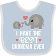 thumbnail image 3 of Inktastic Grandchild Best Grandma Ever Boys or Girls Baby Bib, 3 of 4