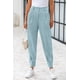 thumbnail image 2 of Pantalones PRETTYGARDEN 2025 Mujer Cintura Alta Tobillo Aqua XXL, 2 of 8