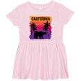 thumbnail image 3 of Inktastic California Sunset Vacation Beach Girls Baby Dress, 3 of 5