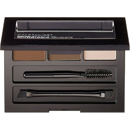 Maybelline New York Brow Drama Pro Palette, Deep Brown 0.1 (Best Brow Palette 2019)