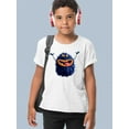 thumbnail image 2 of Hairy Monster Smiling T-Shirt Juniors -Image by Shutterstock,  Medium, 2 of 4