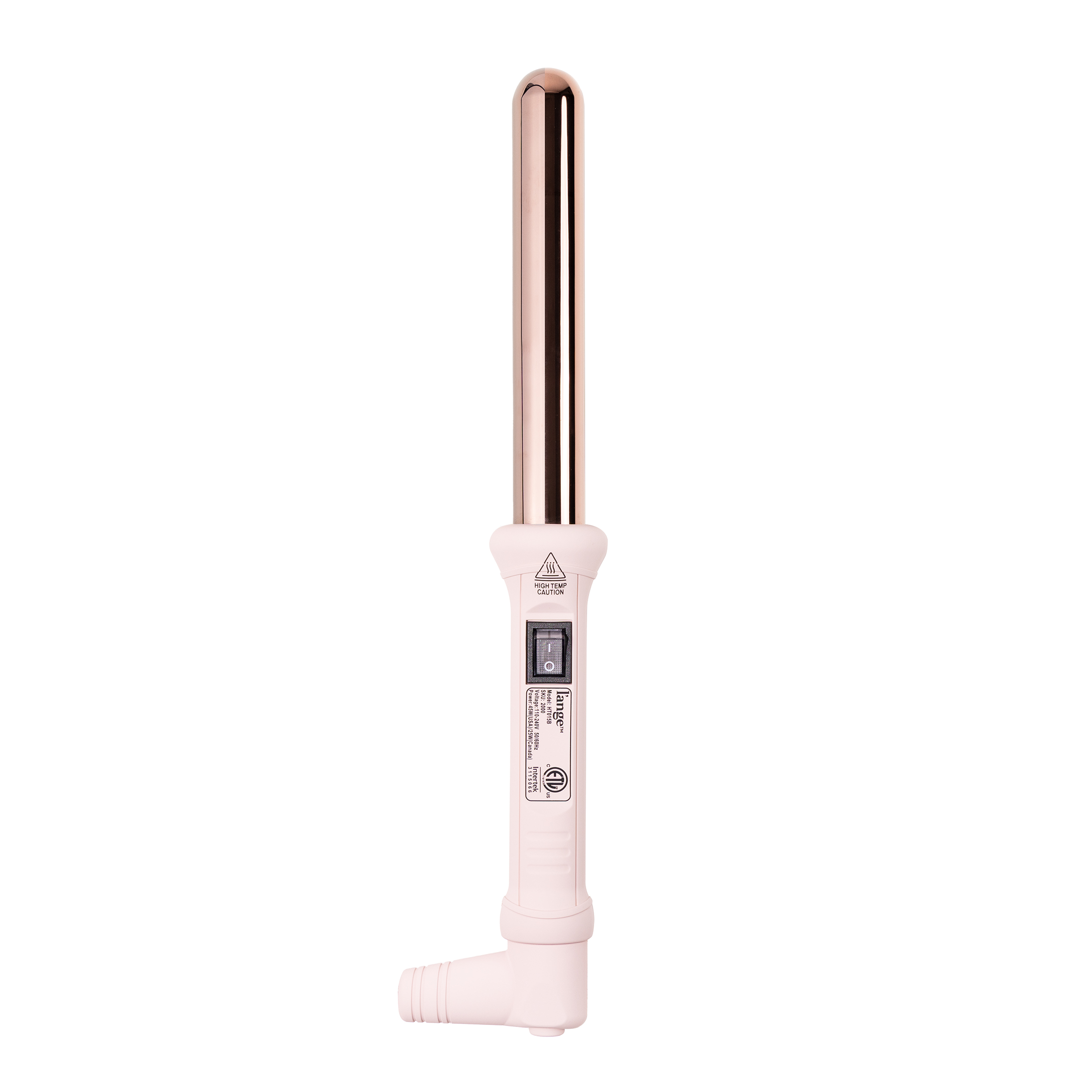 L'ange Hair Ondulé Ceramic Curling Wand, 1 inch, Blush photo 1