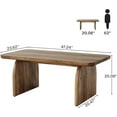 thumbnail image 3 of Tribesigns Rectangle Coffee Table, 47-Inch Wood Rectangular Living Room Table, 3 of 8