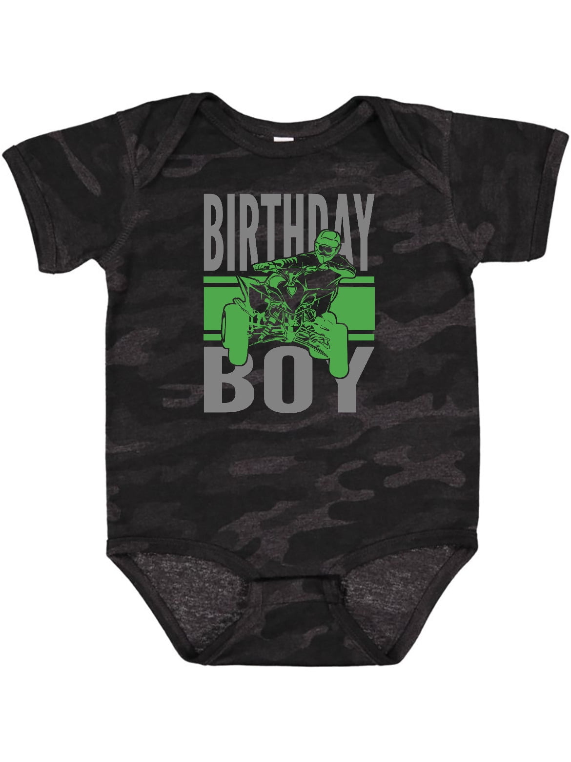 Inktastic Birthday Boy Off Roading Atv Gift Baby Boy Bodysuit Walmart Com