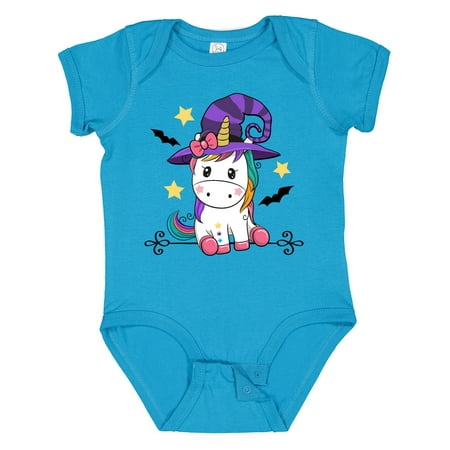 

Inktastic Halloween Girls Unicorn Witch Outfit Gift Baby Girl Bodysuit