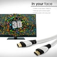thumbnail image 5 of HDMI 2.0 Cable, High-Speed HDMI Cable, GearIT (10 Feet/3.04 Meters) 4K 60Hz 28AWG 18Gbps Gold Plated, Ethernet / Audio Return, Video 4K 2160p HD 1080p 3D, Xbox PlayStation PS3 PS4 PC Apple TV, Black, 5 of 7