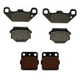 thumbnail image 2 of Factory Spec, Front & Rear Semi-Metallic Brake Pads for Suzuki Quadrunner 230 LT230E fits 1987-1993 Models, 2 of 3