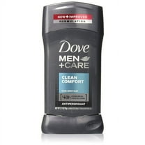 Dove Deodorant 2.7oz Mens Clean Comfort Anti-Perspirant (Pack of 3)