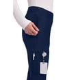 thumbnail image 4 of Cherokee Form Scrubs Pant For Women Mid Rise Tapered Leg Drawstring CK092, 4 of 10