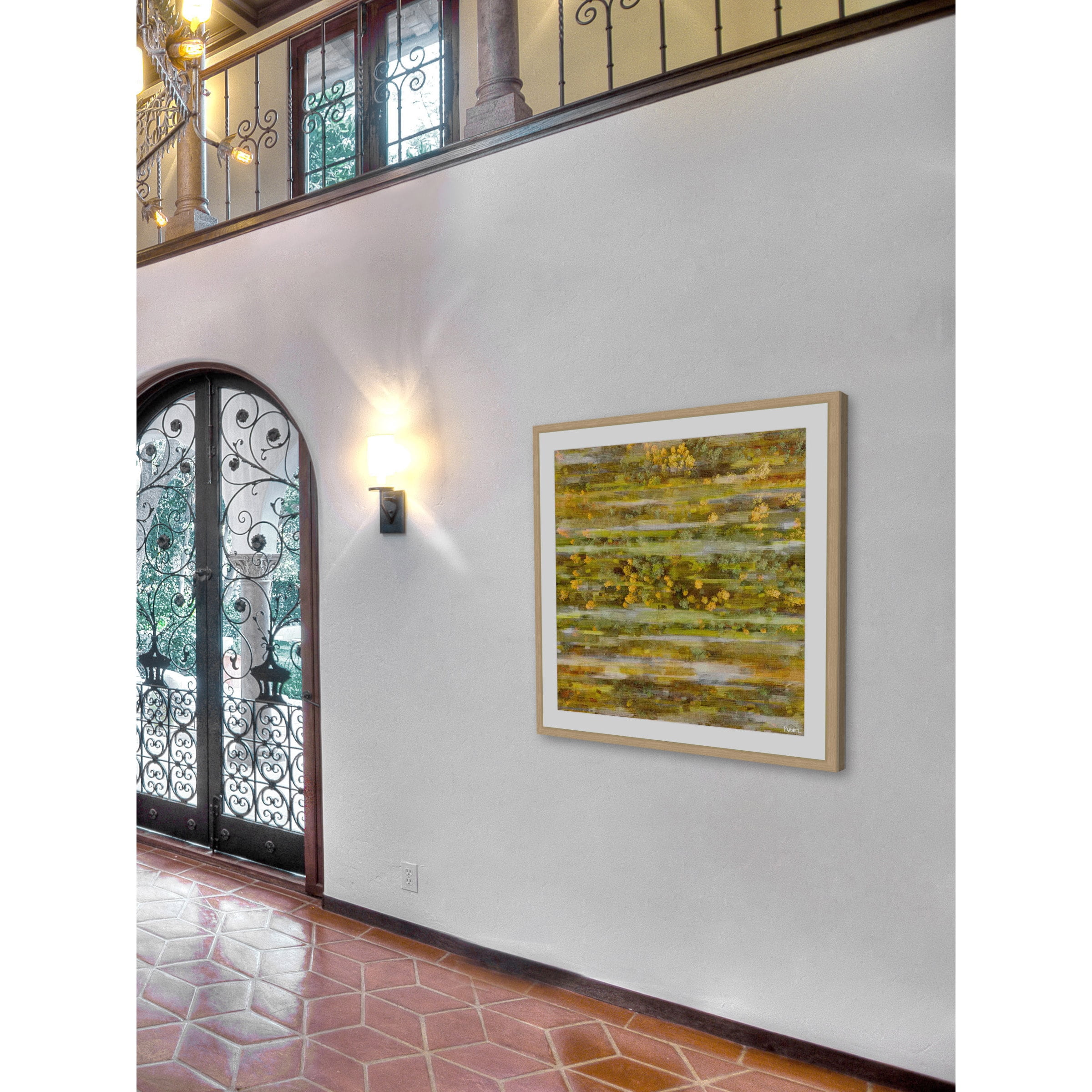 "In the Bushes" Framed Painting Print