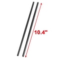 thumbnail image 2 of Unique Bargains Dining Table Plastic Food Rice Noodles Chopsticks Black 26.5cm Length 10 Pairs, 2 of 2