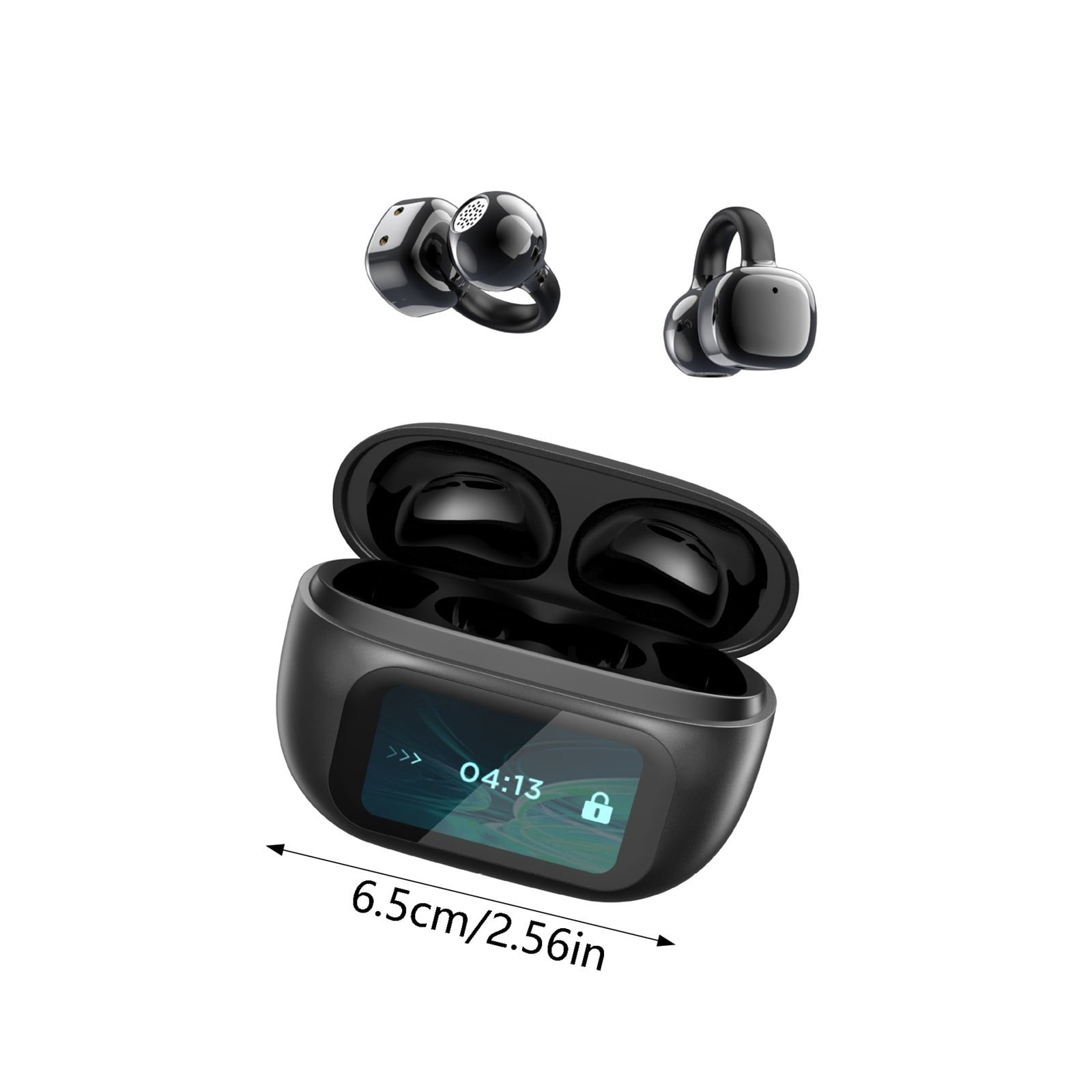 FEISHENTT Ai Translation Earbuds Real Time, Translator Earbuds 144 Languages & Accents, 3-in-1 Translating Earbud Open Ear Clip-On Design, Audífonos Traductores for Travel Learning Business fit