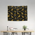 thumbnail image 2 of Hohey Bee Golden Embroidery Tapestry for Bedroom - Tapestry Wall Hanging Wall Tapestry for Dorm Wall Decor Home Decoration , Aesthetic Funny Tapestry 29 x 37in, 2 of 5