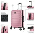 thumbnail image 4 of InUSA Trend 24" Hardside Lightweight Luggage with Spinner Wheels, Handle, and Trolley, Rose Gold, 4 of 11