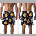 thumbnail image 3 of luoweisi Men's Beach Shorts Quick Dry Swim Trunks with Mesh Lining Vintage Teapot M, 3 of 5