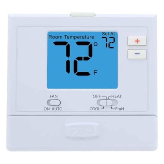 T721 Digital Non-Programmable, Multi-Stage Thermostat w/Heat Pump (2H/1C)