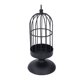 thumbnail image 1 of Candelabro De Jaula De Pájaros, Candelabro De Jaula De Pájaros Vintage Negro De Hierro Para Mesas, 1 of 7