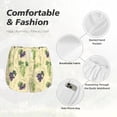 thumbnail image 6 of Lsque Green And Purple Grapes Printed Women's Running Shorts with Liner Pockets,Elastic Quick Dry Workout Athletic Gym Yoga Shorts,Womens High Waist Shorts-Medium, 6 of 9