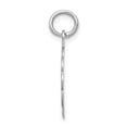 thumbnail image 2 of Sterling Silver Rhodium-plated Brocaded Initial A Charm, 2 of 3