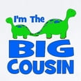 thumbnail image 2 of CafePress - I'm The BIG Cousin! Dinosaur Infant Bodysuit - Baby Light Bodysuit, Size Newborn - 24 Months, 2 of 4