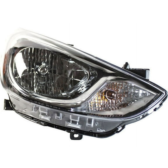 Right Headlight Assembly - Compatible with 2012 - 2014 Hyundai Accent 2013