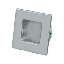Deltana FPS234U26D 2.75 in. Heavy Duty Square Flush Pull, Brushed Chrome