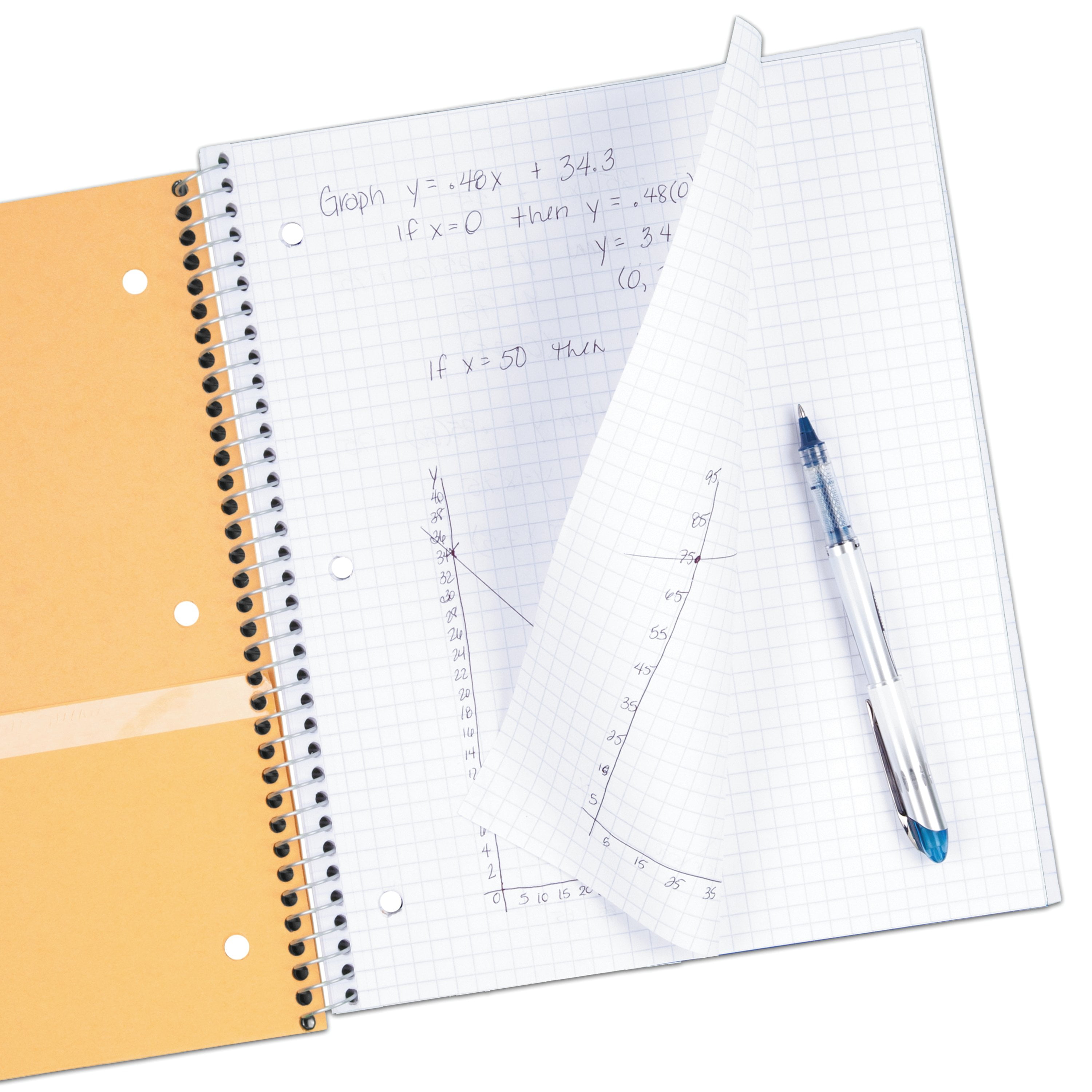 アントワネット　5/15まで Five Star Wirebound Notebook, 1 Subject, Quad Ruled, Black