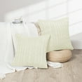 thumbnail image 5 of Home Soft Things 2 Piece Cable Knit Throw Pillow Cover - Antique White - 20" x 20", 5 of 7