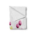 thumbnail image 2 of Floral Soft Flannel Fleece Throw Blanket, Globe Amaranth Flowers Pattern Nature Beauty Blooms Petals Botany Eco Print, Cozy Plush for Indoor and Outdoor Use, 50" x 70", Multicolor, by Ambesonne, 2 of 6