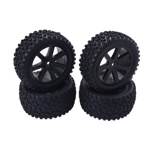 Neumáticos de Llanta de Coche RC Hugo para HSP HPI 2 Piezas Negro