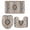 Multicolor, variant on Boho Chic Ethnic Bath Mat 3 Piece Bathroom Rug Set, Orange Blue Vintage Tribes Non Slip Bath Rug Contour Mat and Toilet Lid Cover, Absorbent Shower Mats Soft Bath Rugs and Mats Sets