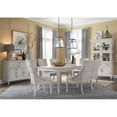 thumbnail image 4 of Magnussen Newport Wood Bench with Upholstered Seat & Back, 4 of 5