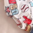 thumbnail image 6 of Baby Onesies Boy Baby Boy Clothes Suits Infant Gentleman Wedding Outfits, Short Sleeve Shirt + Bowtie + Suspender Shorts Set, 6 of 9