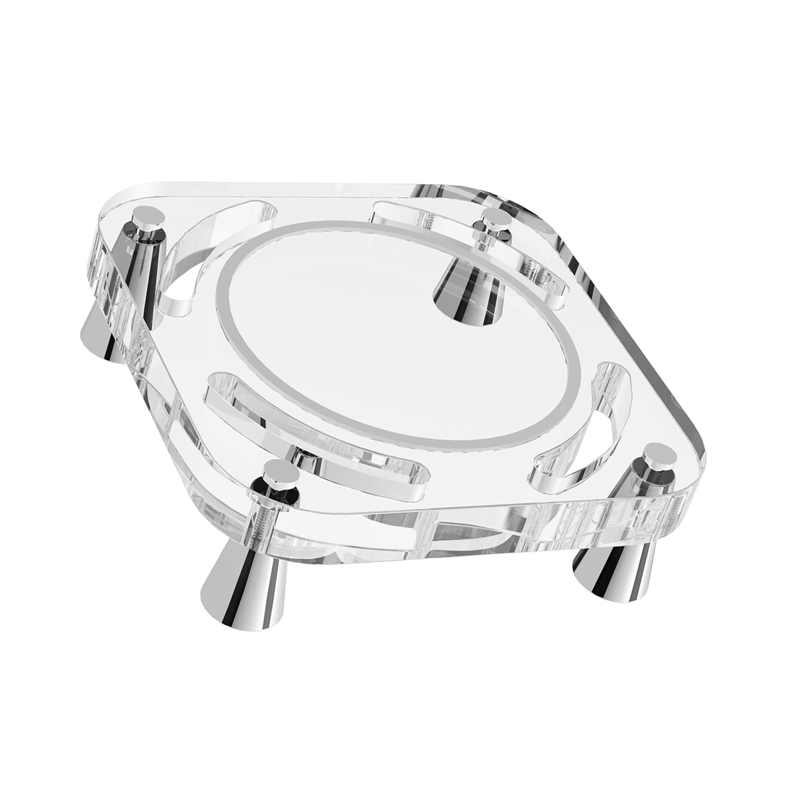 Acrylic Desktop Stand for 2024 Clear Dustproof Laptop Holder Cooling Heat Disspation Mount Accessories