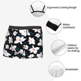 thumbnail image 3 of Pofeuu Lilies Flowers Print Men’s Boxer Briefs, Moisture-Wicking Underwear, Regular,Trunk-Large, 3 of 5