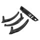 thumbnail image 5 of Cubierta decorativa embellecedora de manija de puerta interior estilo fibra de carbono compatible con X5 X6 E70 E71 2007-2013, 5 of 12