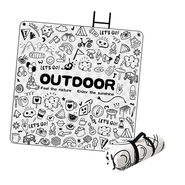 Picnic Maneta de aluminio Film La césped Mat de césped portátil Multipropósito de camping Mat para el patio trasero Jardín de pesca de senderismo