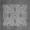 thumbnail image 1 of Ahgly Company Indoor Square Oriental Gray Industrial Area Rugs, 5' Square, 1 of 4