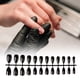 thumbnail image 4 of Juego de 24 piezas de uñas postizas DIY Qarigey estilo Simple negro, 4 of 5