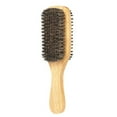 thumbnail image 3 of Professional Wood Wave Brush Boar 2-Sided Wolfing Layer Waves Firm Soft Bristles, 3 of 4