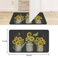 thumbnail image 6 of Vintage Sunflower Vase (3) Door Mat Welcome Door Mat for Front Door, Home Entrance, Yard, Floor, Patio, Non Slip Spring Summer Welcome Mat Indoor Outdoor Doormat 30"*17", 6 of 6