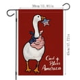 thumbnail image 5 of Sruoe Independence Day Garden Flag Arrival Digital Printed Linen Flag Outdoor Yard Decoration, 5 of 6