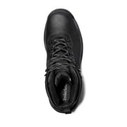 Timberland Flume Mid Waterproof Hiking Boots for Men Seam-Sealed Construction Gusseted Tongue Rustproof Speed Lace Eva Midsole Rubber Lug Outsole