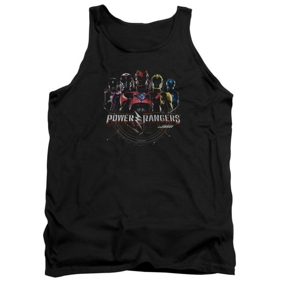 Power Rangers Ranger Circuitry Adult Tank Top Black