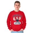 thumbnail image 5 of Popeye The Sailor Man America 1776 Sweatshirt for Men or Women Brisco Brands S, 5 of 6