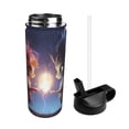thumbnail image 2 of Bingfone Dreamy Forest Elf Print 18oz Sports Insulated Kettle With Straw, Leakproof & BPA Free, Drinking Sports Water Bottle for Fitness, Gym & Outdoor, 2 of 8