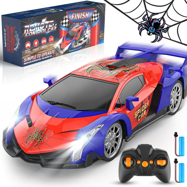Coche de control remoto Growsland de 2,4 GHz para niños de 4 a 12 años con luces LED