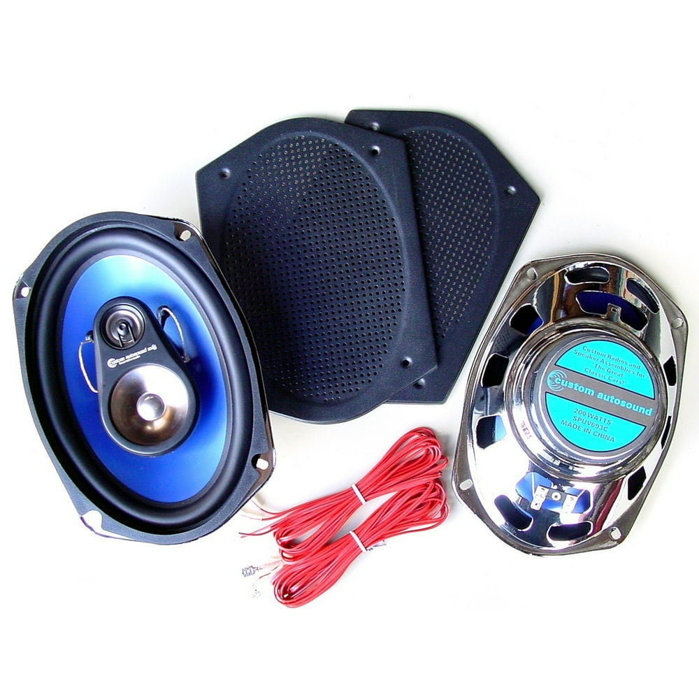 Custom Autosound CAM693C Radio Rear Speakers, 6x9/3Way/200 Watt,Pair